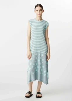 ISSEY MIYAKE Dress|Kyo Chijimi Cross Border