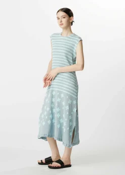 ISSEY MIYAKE Dress|Kyo Chijimi Cross Border