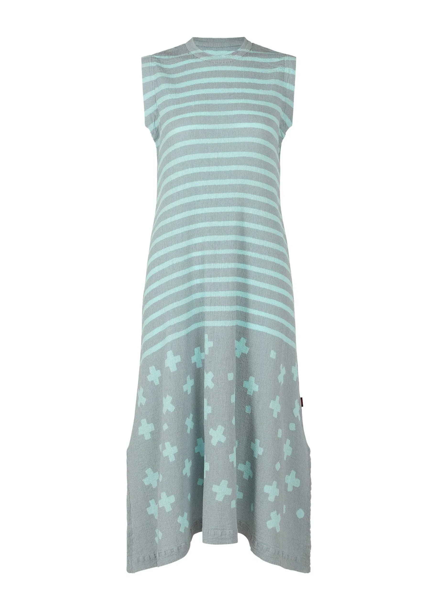ISSEY MIYAKE Dress|Kyo Chijimi Cross Border