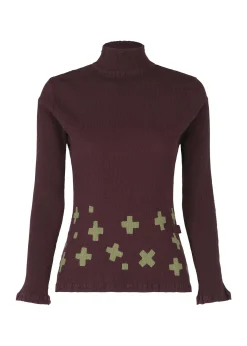 ISSEY MIYAKE Top|Kyo Chijimi Cross Border