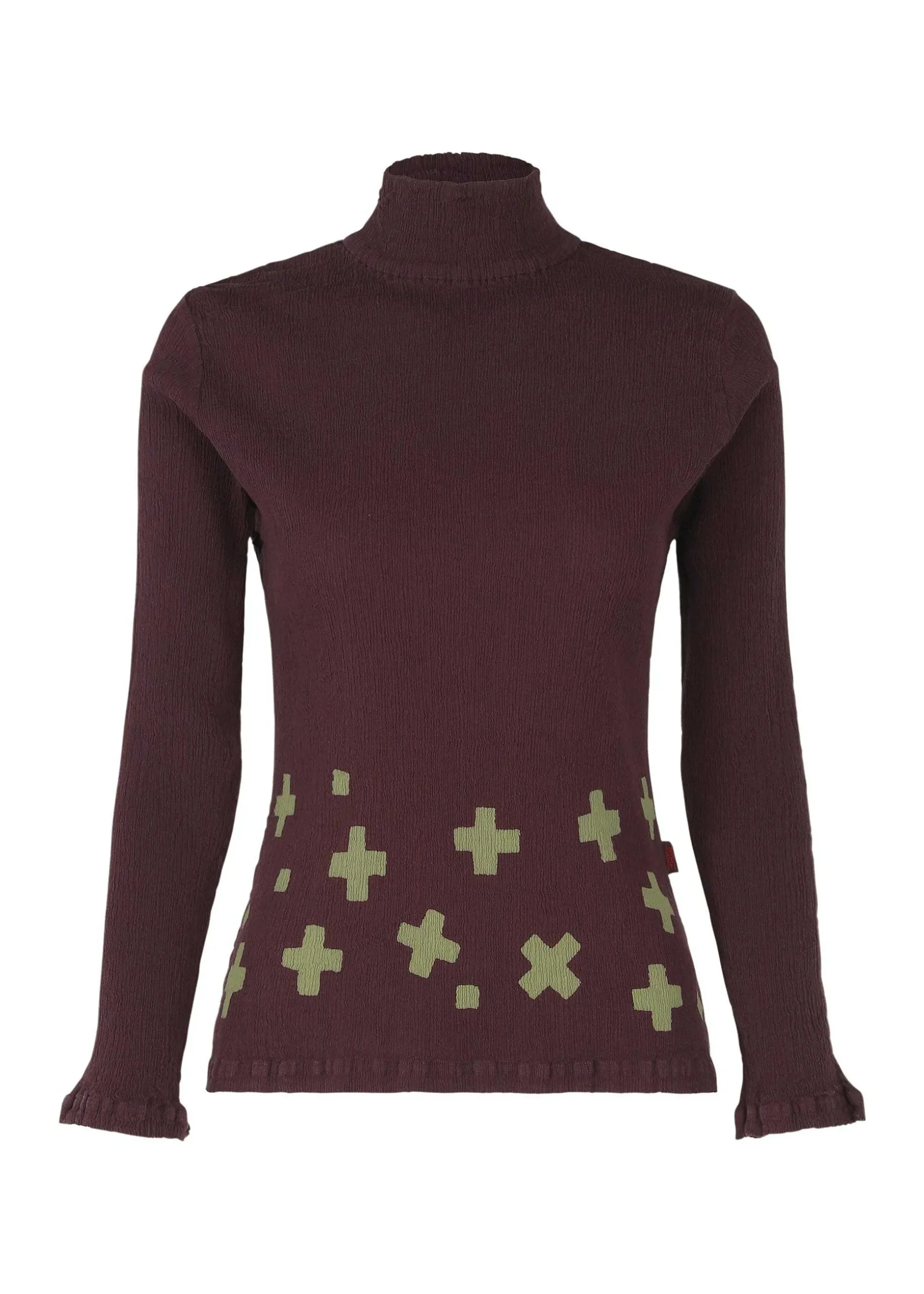 ISSEY MIYAKE Top|Kyo Chijimi Cross Border
