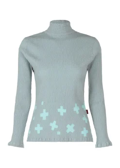 ISSEY MIYAKE Top|Kyo Chijimi Cross Border