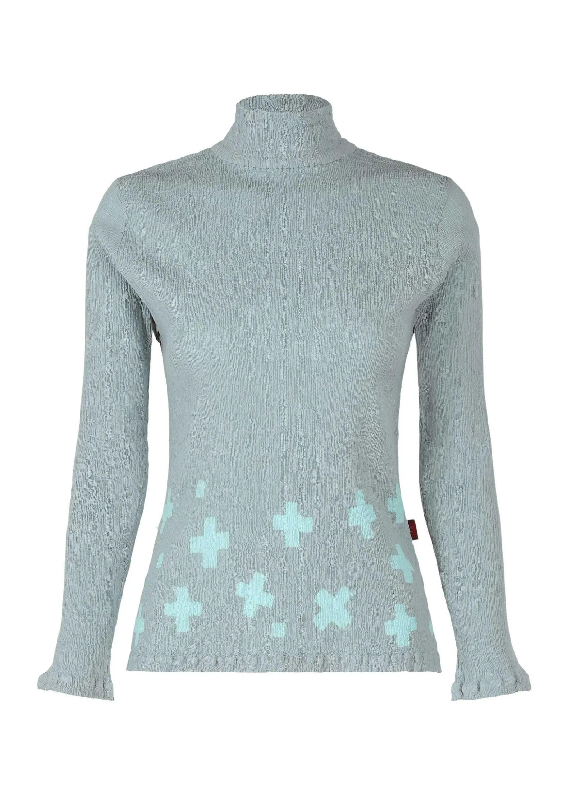 ISSEY MIYAKE Top|Kyo Chijimi Cross Border