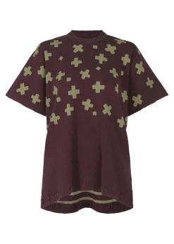 ISSEY MIYAKE Top|Kyo Chijimi Cross Border