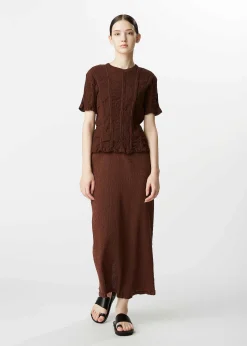 ISSEY MIYAKE Skirt|Kyo Chijimi February