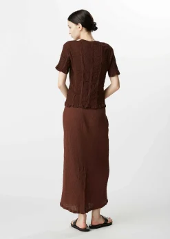 ISSEY MIYAKE Skirt|Kyo Chijimi February