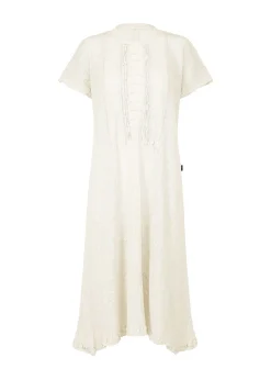 ISSEY MIYAKE Dress|Kyo Chijimi Mesh Stripe