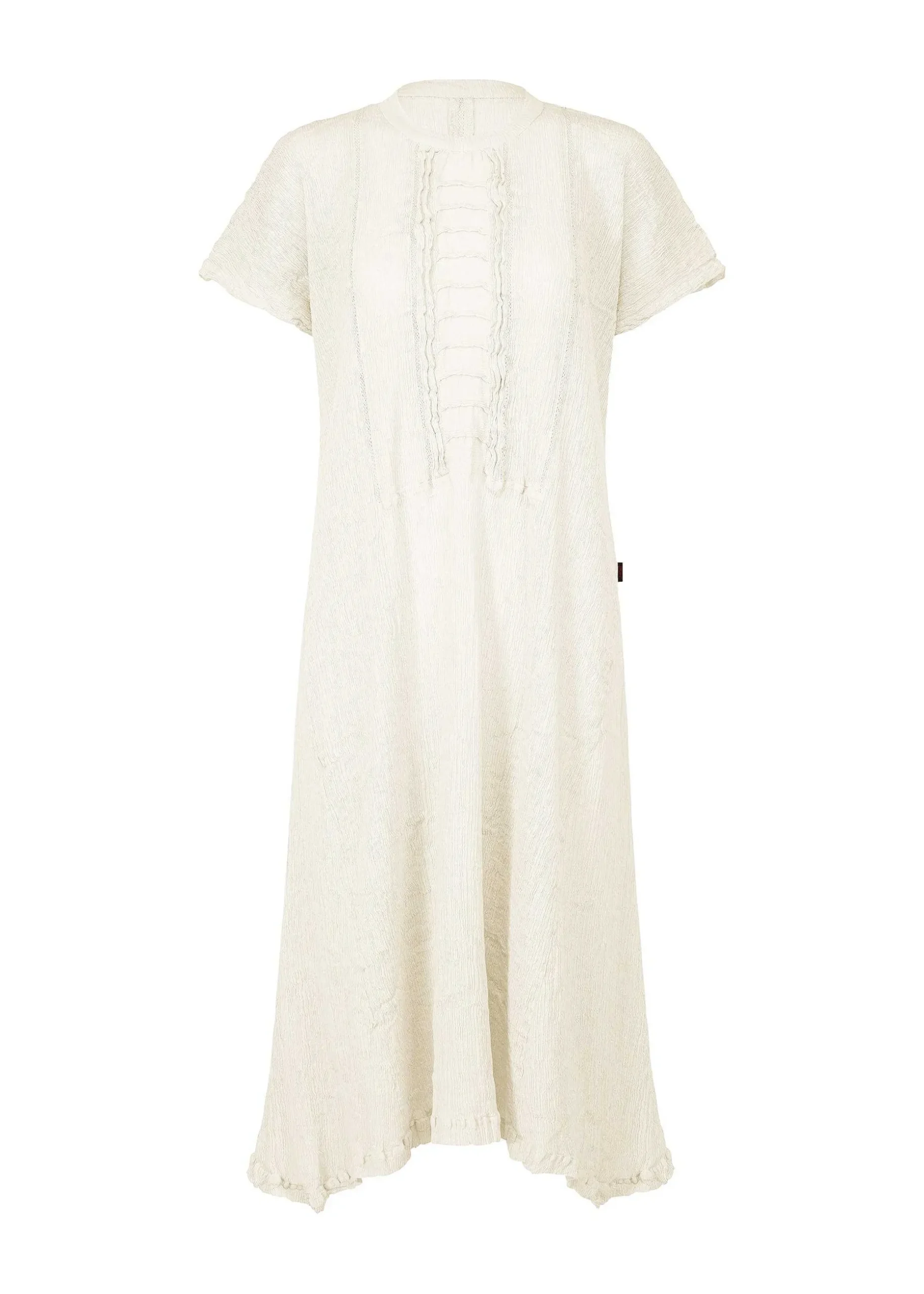 ISSEY MIYAKE Dress|Kyo Chijimi Mesh Stripe