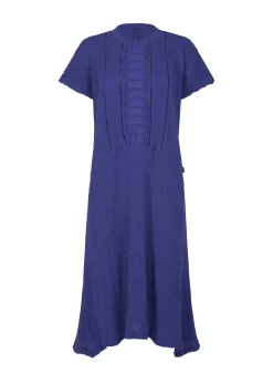 ISSEY MIYAKE Dress|Kyo Chijimi Mesh Stripe