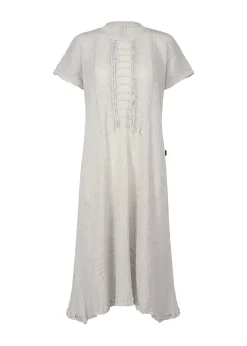 ISSEY MIYAKE Dress|Kyo Chijimi Mesh Stripe