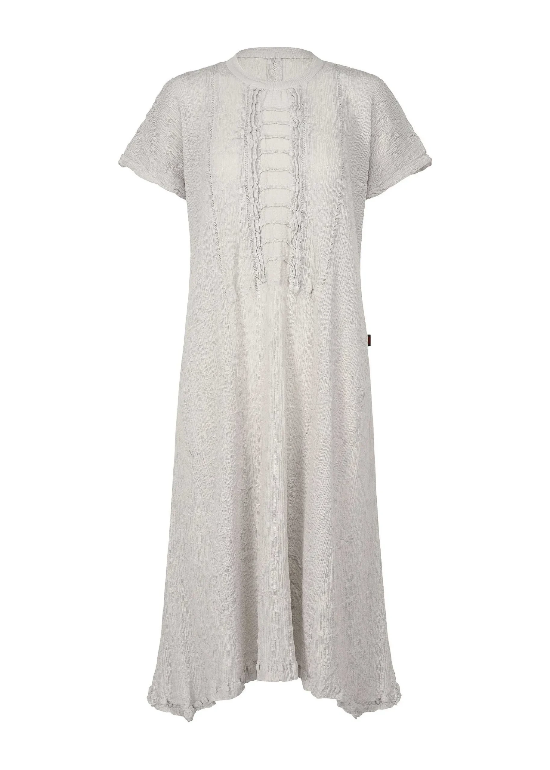 ISSEY MIYAKE Dress|Kyo Chijimi Mesh Stripe