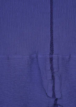ISSEY MIYAKE Top|Kyo Chijimi Mesh Stripe