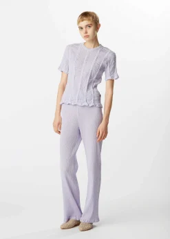 ISSEY MIYAKE Top|Kyo Chijimi Stripe