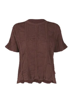 ISSEY MIYAKE Top|Kyo Chijimi Stripe