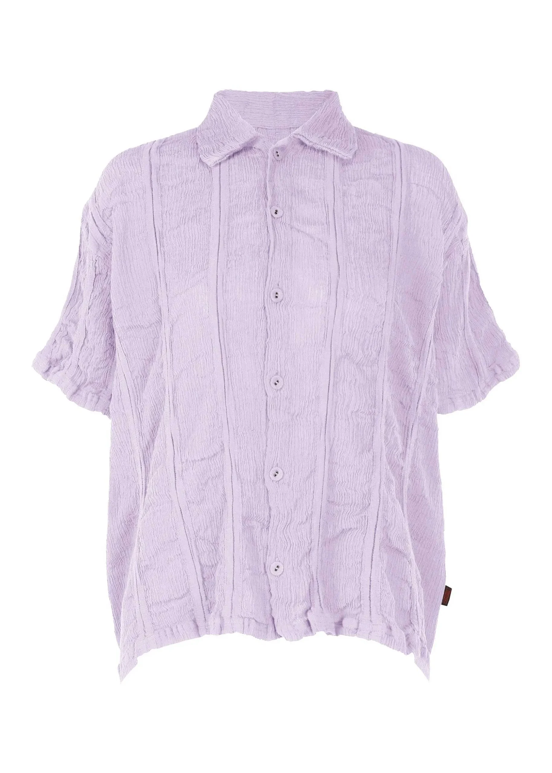 ISSEY MIYAKE Top|Kyo Chijimi Stripe