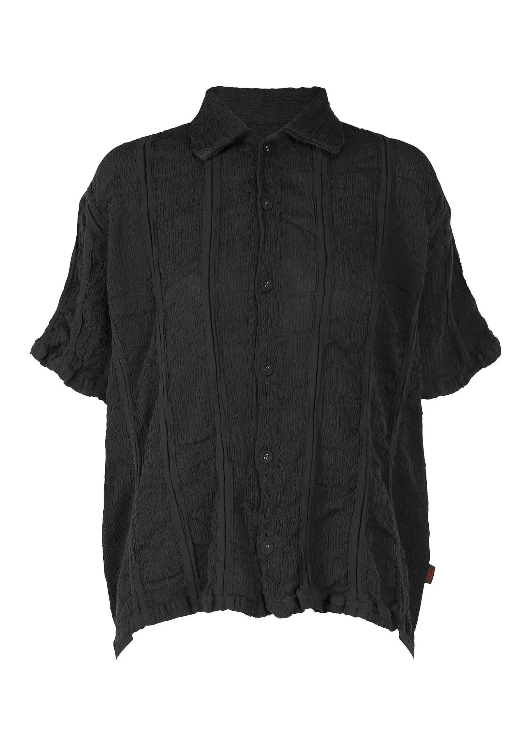 ISSEY MIYAKE Top|Kyo Chijimi Stripe