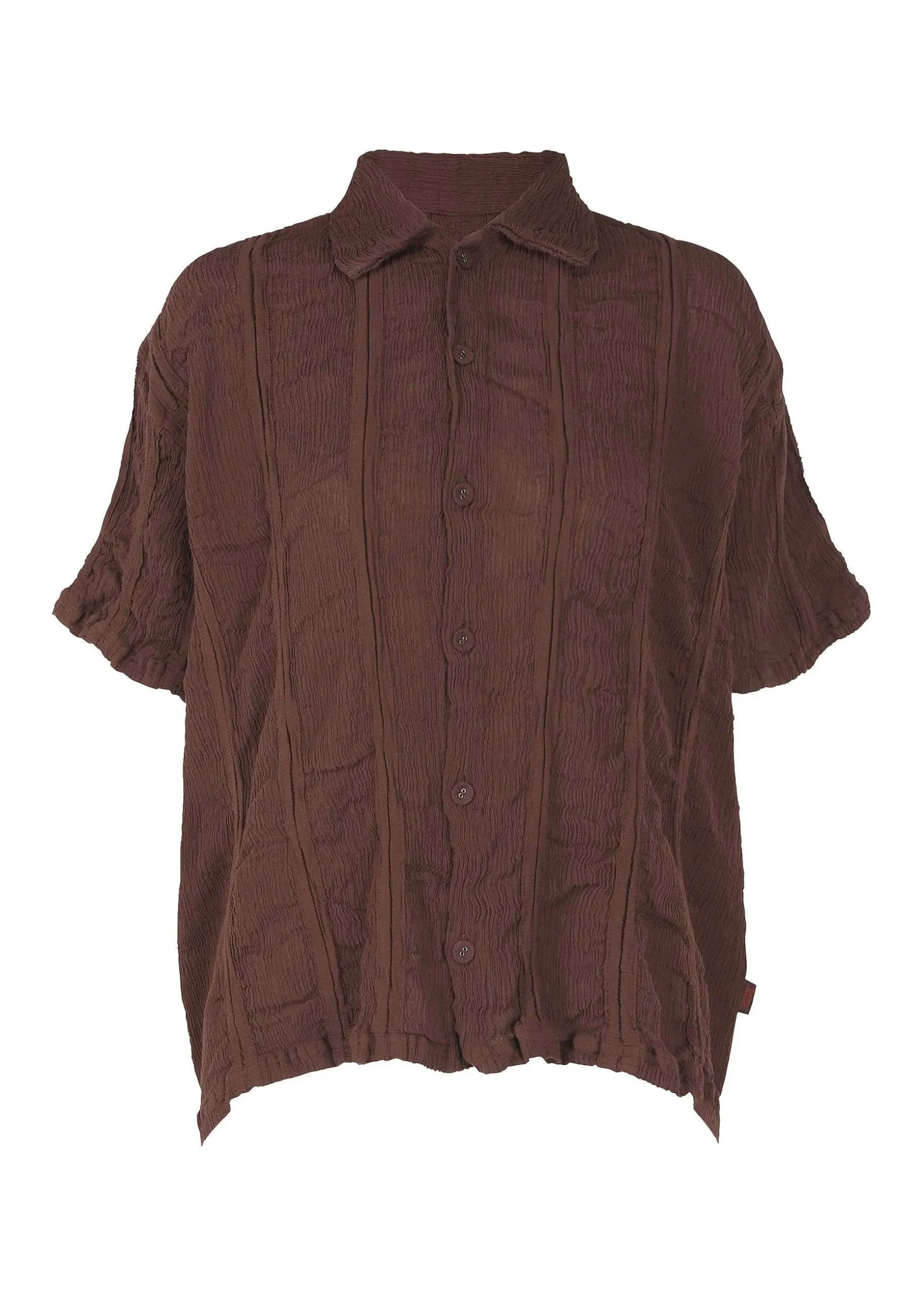 ISSEY MIYAKE Top|Kyo Chijimi Stripe