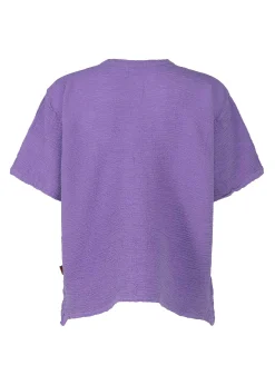 ISSEY MIYAKE Top|Kyo Chijimi 2Way April Violet