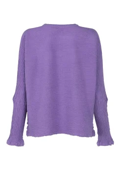 ISSEY MIYAKE Top|Kyo Chijimi 2Way April Violet