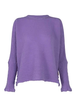ISSEY MIYAKE Top|Kyo Chijimi 2Way April Violet