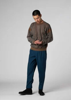 ISSEY MIYAKE Top|Layered Color Knit