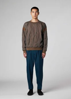 ISSEY MIYAKE Top|Layered Color Knit