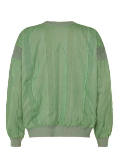 ISSEY MIYAKE Top|Layered Color Knit