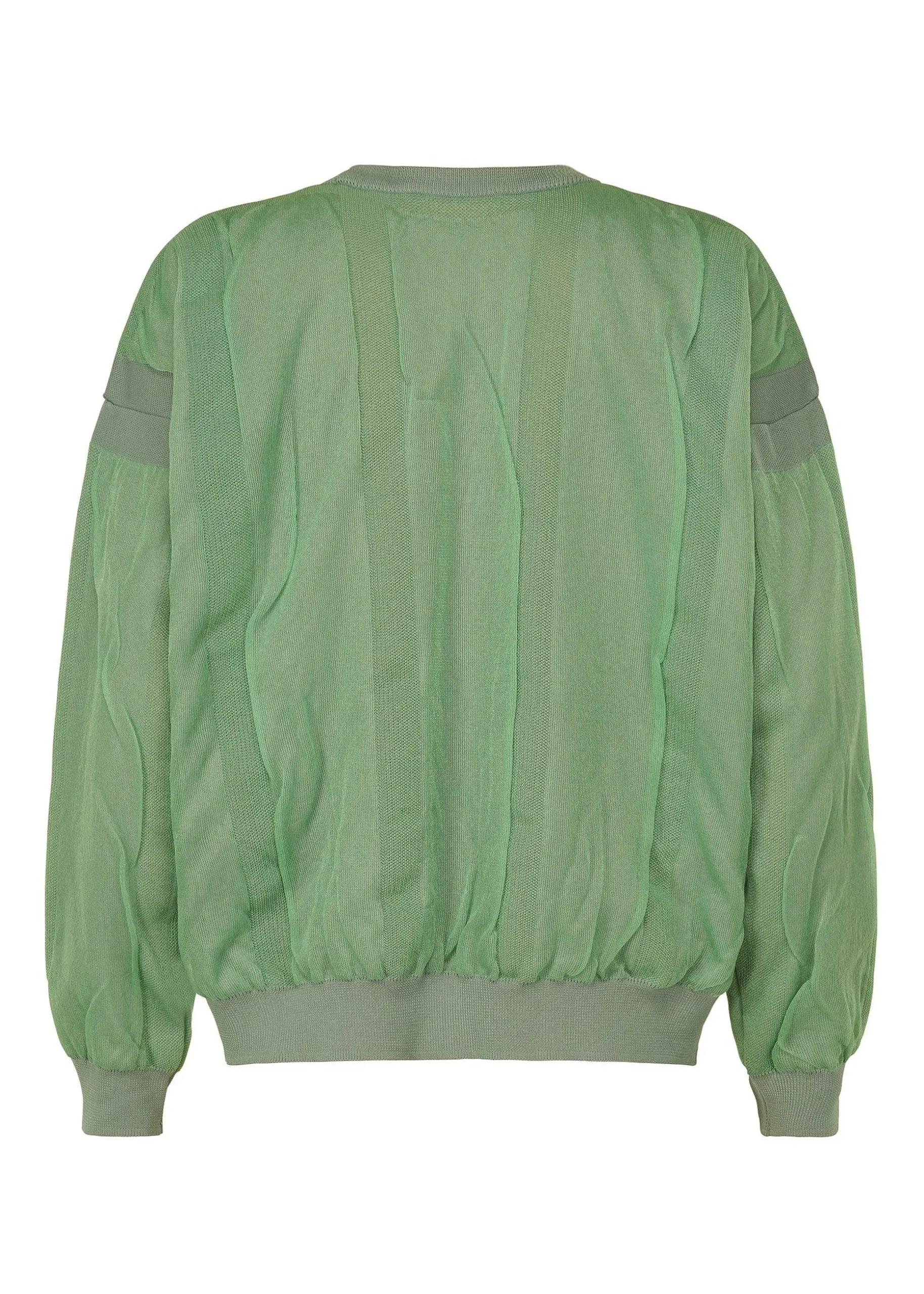 ISSEY MIYAKE Top|Layered Color Knit
