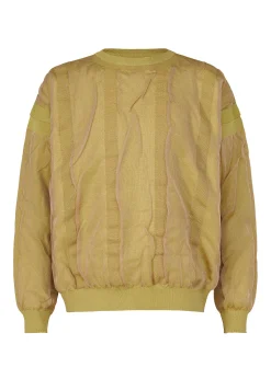 ISSEY MIYAKE Top|Layered Color Knit