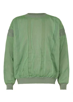 ISSEY MIYAKE Top|Layered Color Knit