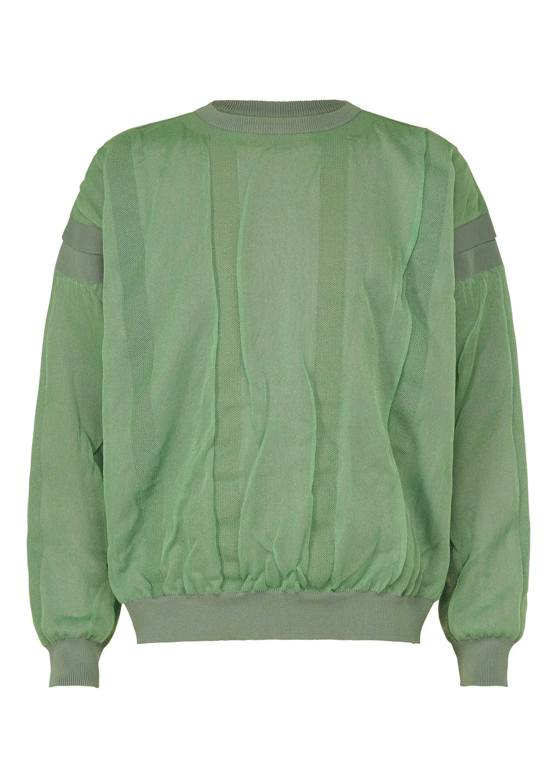 ISSEY MIYAKE Top|Layered Color Knit