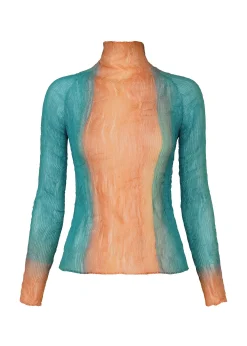 ISSEY MIYAKE Top|Light Leak Chiffon Twist
