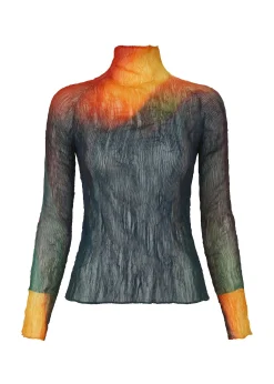 ISSEY MIYAKE Top|Light Leak Chiffon Twist