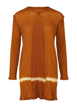 ISSEY MIYAKE Cardigan|Line See-Through Crepe