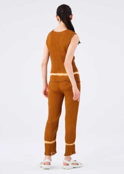 ISSEY MIYAKE Pants|Line See-Through Crepe