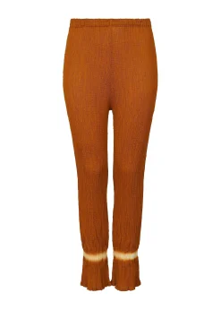 ISSEY MIYAKE Pants|Line See-Through Crepe