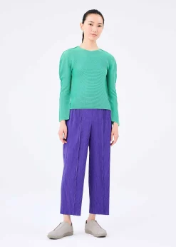ISSEY MIYAKE Pants|Mix Fine Knit Pleats Bottom
