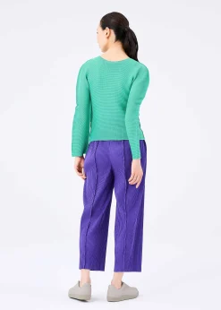ISSEY MIYAKE Pants|Mix Fine Knit Pleats Bottom