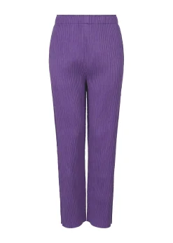 ISSEY MIYAKE Pants|Mix Fine Knit Pleats Bottom