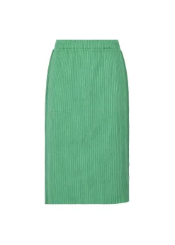 ISSEY MIYAKE Skirt|Mix Fine Knit Pleats Bottom