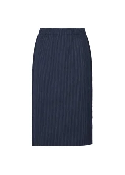 ISSEY MIYAKE Skirt|Mix Fine Knit Pleats Bottom