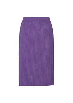 ISSEY MIYAKE Skirt|Mix Fine Knit Pleats Bottom