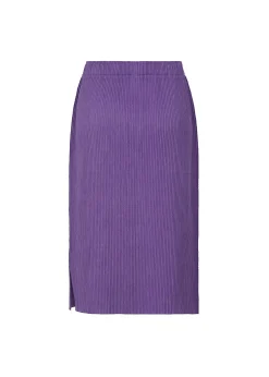 ISSEY MIYAKE Skirt|Mix Fine Knit Pleats Bottom