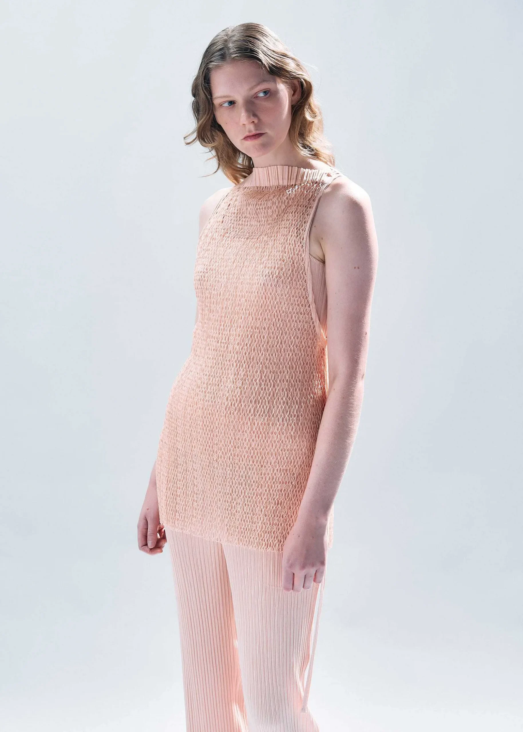 ISSEY MIYAKE Tunic|Netting Pleats