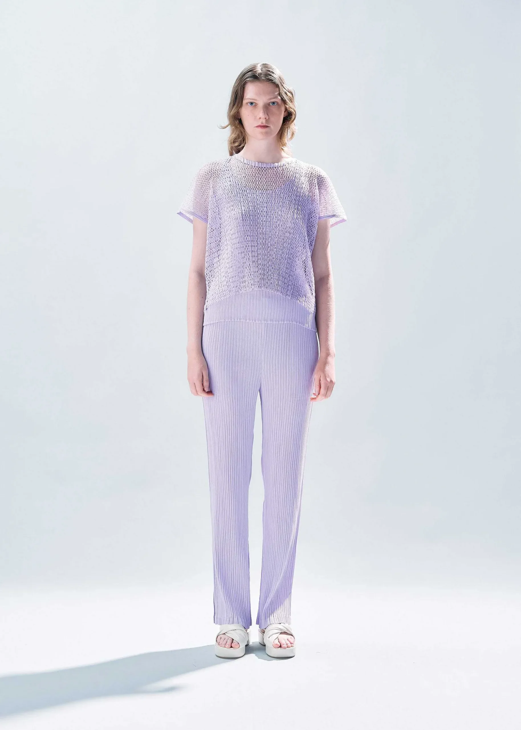 ISSEY MIYAKE Top|Netting Pleats