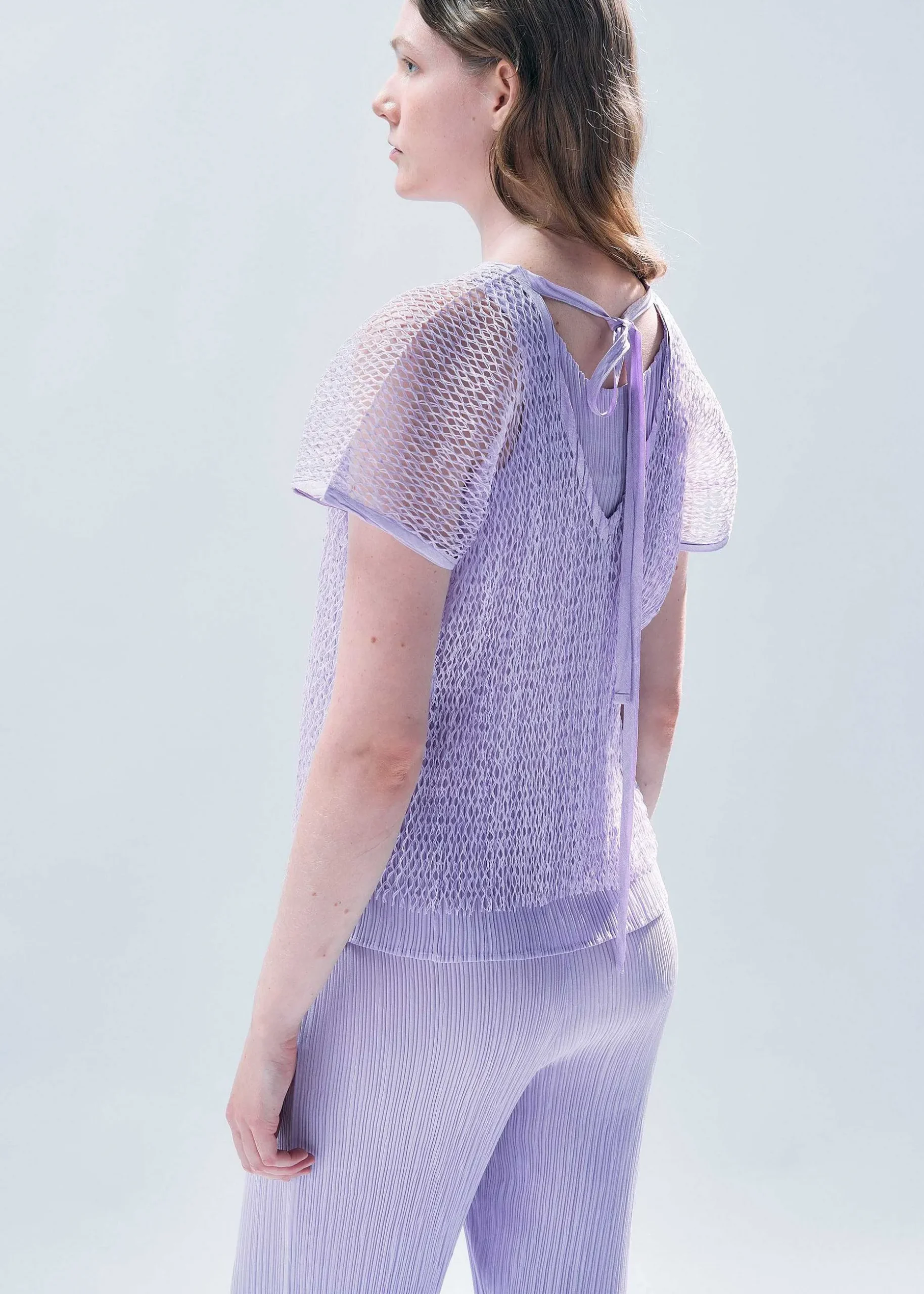 ISSEY MIYAKE Top|Netting Pleats
