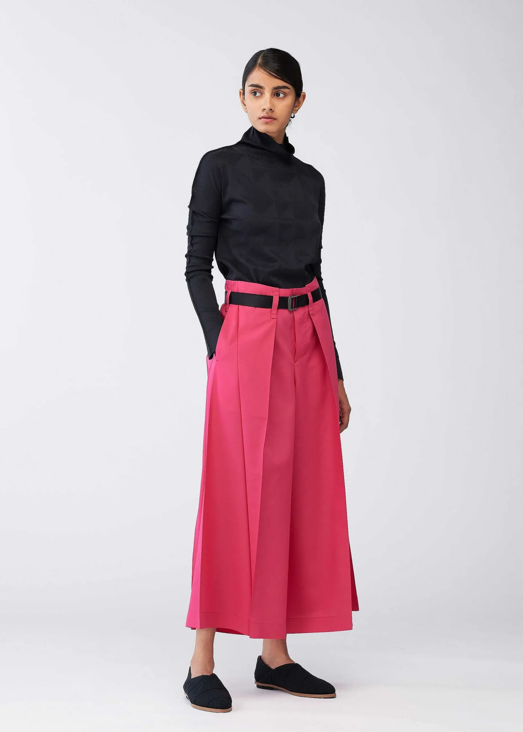 ISSEY MIYAKE Pants|Oblique Fold Bottoms
