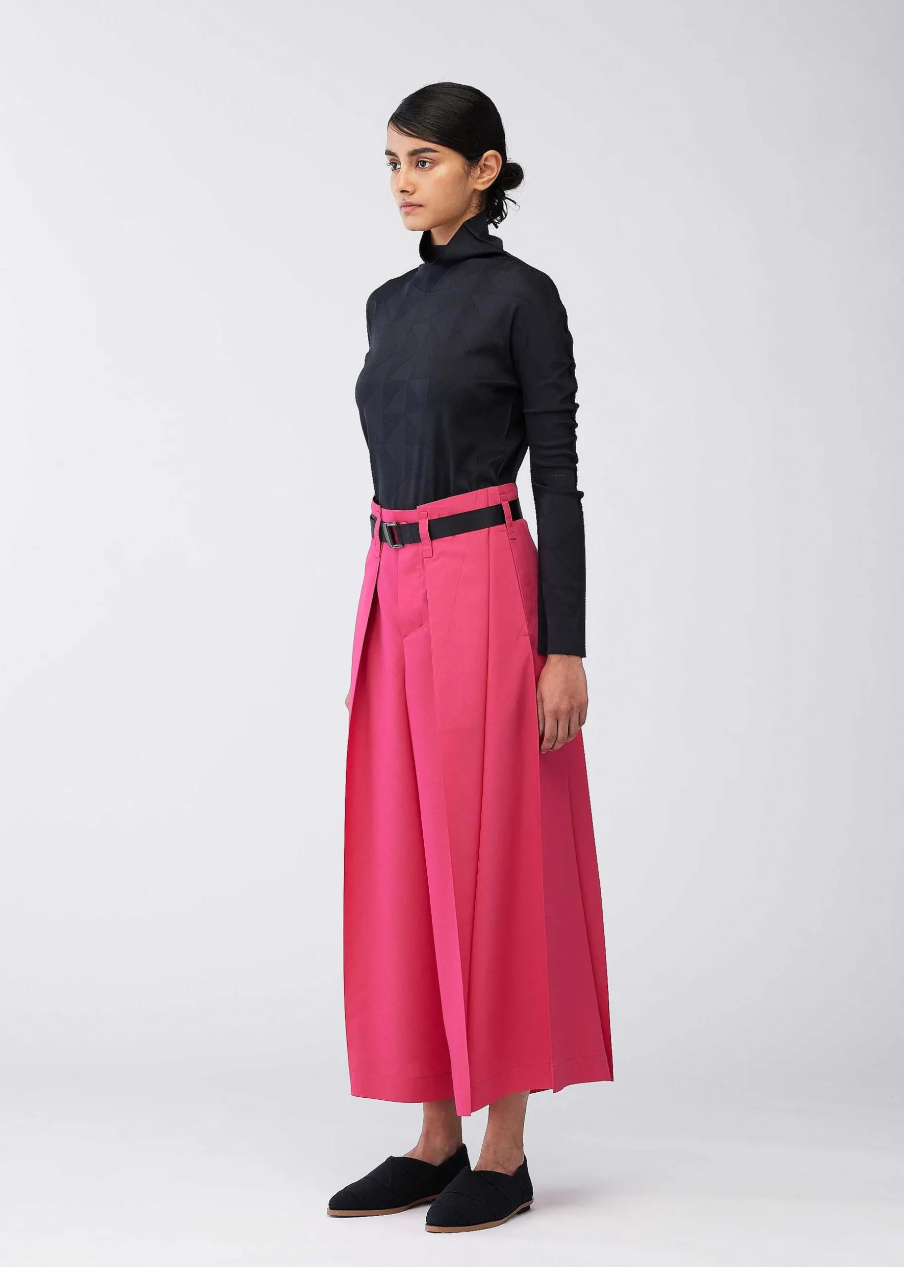 ISSEY MIYAKE Pants|Oblique Fold Bottoms