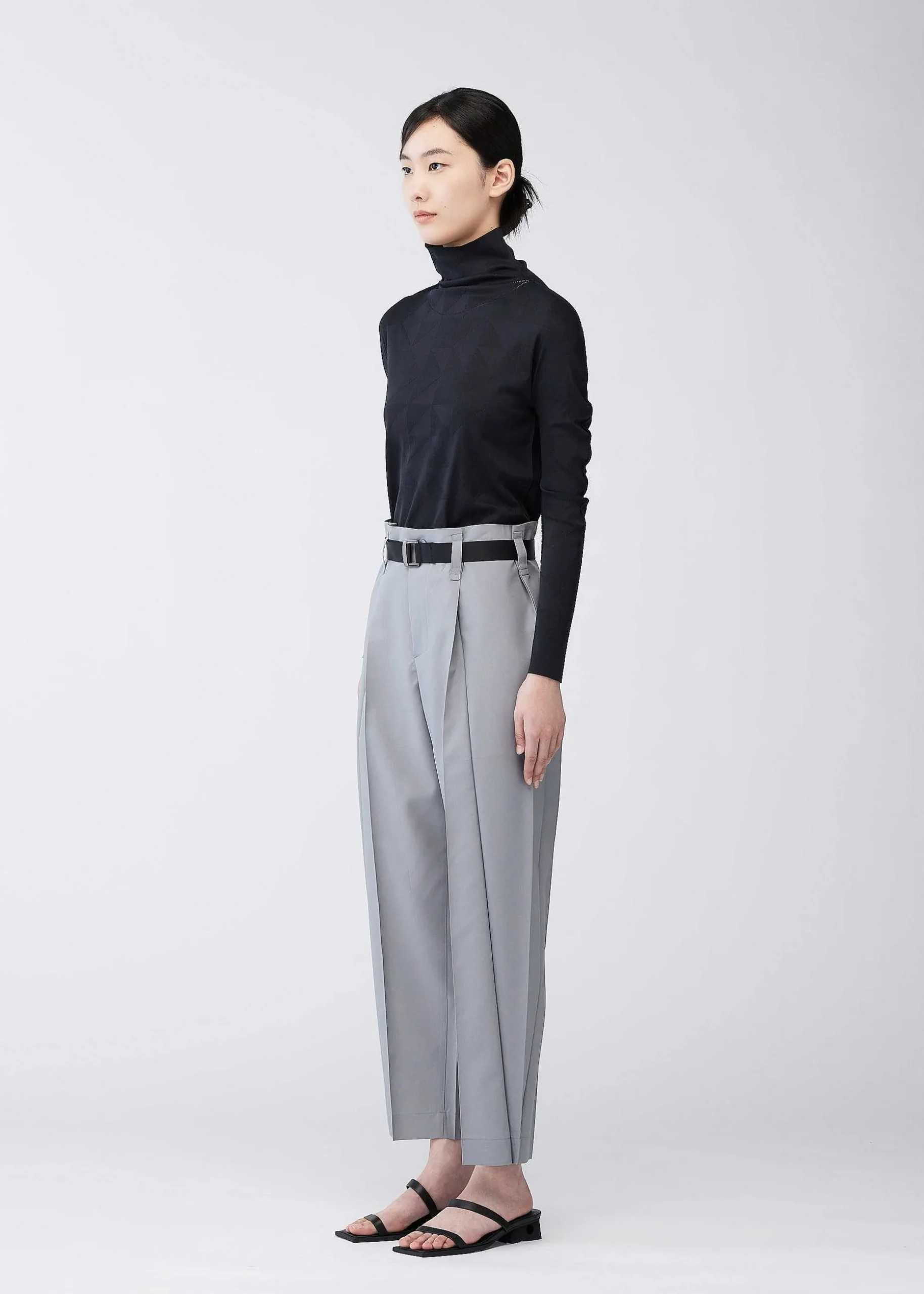 ISSEY MIYAKE Pants|Oblique Fold Bottoms