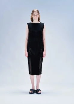 ISSEY MIYAKE Dress|Panel Mesh Ap